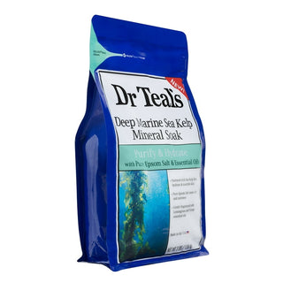 DR TEAL'S DEEP MARINE SEA KELP MINERAL SOAK PURIFY & HYDRATE 3LBS