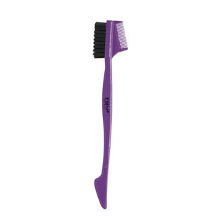 EBIN 3 IN 1 PURPLE EDGE BRUSH & COMB - EXTREME HARD TYPE - Beautylicious Canada
