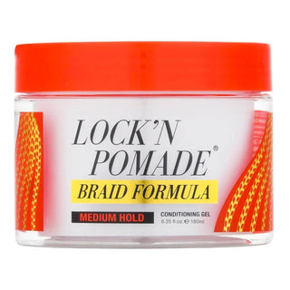 EBIN LOCK'N POMADE BRAID FORMULA MEDIUM HOLD CONDITIONING GEL 6.35OZ - Beautylicious Canada