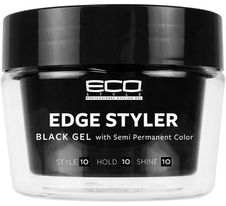 ECO STYLE EDGE STYLER BLACK GEL 8OZ - Beautylicious Canada