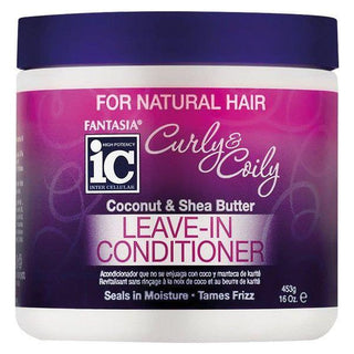 FANTASIA IC CURLY & COILY LEAVE - IN CONDITIONER 16OZ - Beautylicious Canada