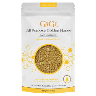 GIGI All Purpose Golden Honee Wax Beads 14OZ - Beautylicious Canada
