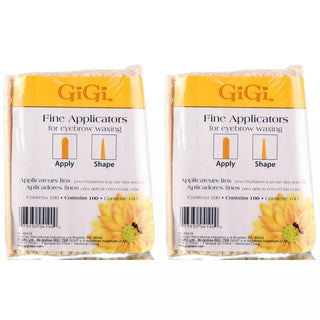 GIGI Fine Eyebrow Applicators 100PCS - Beautylicious Canada