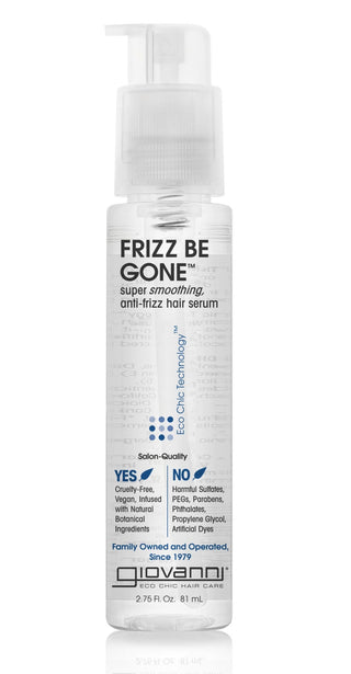 GIOVANNI FRIZZ BE GONE SUPER - SMOOTHING, ANTI - FRIZZ HAIR SERUM 2.75 OZ - Beautylicious Canada