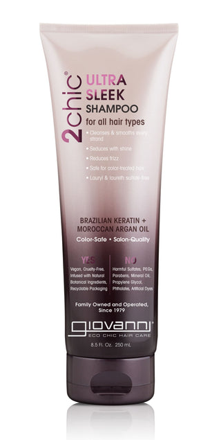 GIOVANNI KERA & ARGAN SHAMPOO 8.5FL - Beautylicious Canada