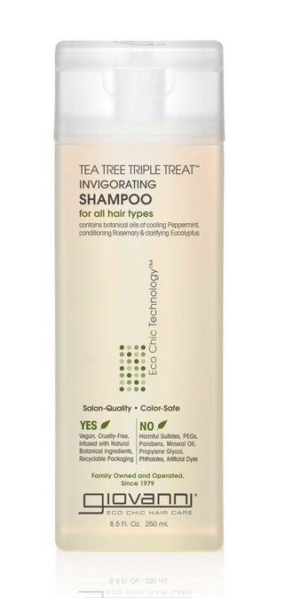 GIOVANNI TEA TREE SHAMPOO 8.5 OZ - Beautylicious Canada