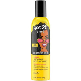 GOT2BE 2 - IN - 1 SMOOTH & HOLD MOUSSE 8OZ - Beautylicious Canada