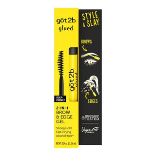 GOT2BE GLUED 2 - IN - 1 BROW & EGDE GEL 0.54OZ - Beautylicious Canada