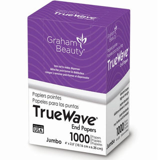 GRAHAM BEAUTY TRUEWAVE END PAPERS JUMBO 1000 PAPERS
