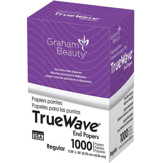GRAHAM BEAUTY TRUEWAVE END PAPERS REGULAR 1000 PAPERS