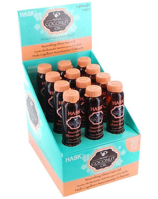 HASK Monoi Coconut Oil Nourishing Shine Hair Oil Vial 18ML - Beautylicious Canada