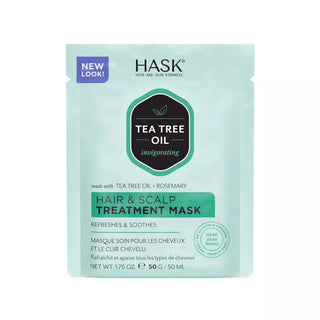 Hask Scalp Treatment Hair Mask Infused with Tea Tree & Rosemary Oil - 1.75oz - Beautylicious Canada