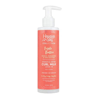 Hawaiian Silky TRIPLE BUTTER Hydrate & Define Curl Milk Leave - In 8OZ - Beautylicious Canada