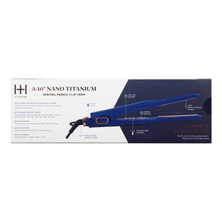 H&H Nano Titanium Digital Pencil Flat Iron - Beautylicious Canada