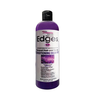 Hicks Edges Natural Hair and Scalp Conditioning Shampoo with Lilac - 16 oz - Beautylicious Canada
