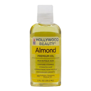 HOLLYWOOD BEAUTY ALMOND OIL 2OZ - Beautylicious Canada