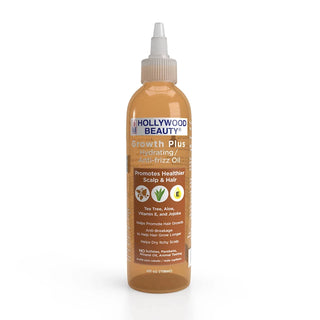 HOLLYWOOD BEAUTY GROWTH PLUS HYDRATING ANTI - FRIZZ OIL 4OZ - Beautylicious Canada
