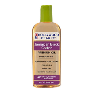HOLLYWOOD BEAUTY JAMAICAN BLACK CASTOR PREMIUM OIL 8OZ - Beautylicious Canada