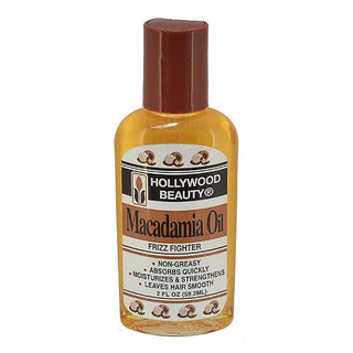 HOLLYWOOD BEAUTY MACADAMIA OIL 2OZ - Beautylicious Canada