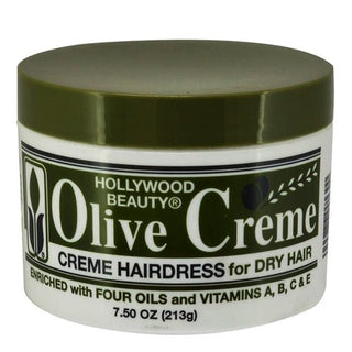 HOLLYWOOD BEAUTY Olive Creme Hairdress 7.5oz - Beautylicious Canada