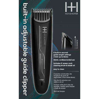 HOT & HOTTER BUILT IN ADJUSTABLE GUIDE CLIPPER