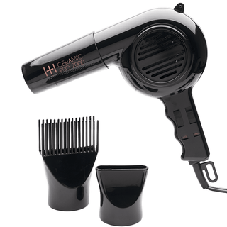 Hot & Hotter Ceramic Pro - 2000 Dryer Black - Beautylicious Canada