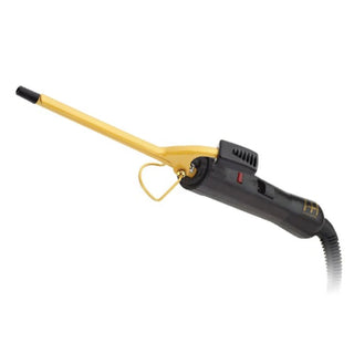 Hot & Hotter Gold Ceramic Electric Curling Iron 1/4In - Beautylicious Canada