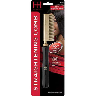 Hot & Hotter Thermal Straightening Comb Medium Teeth Straight - Beautylicious Canada