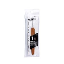 Annie Dreadlocks Crochet Needle, 1-Hook (0.75 mm) w Bamboo Handle *4976