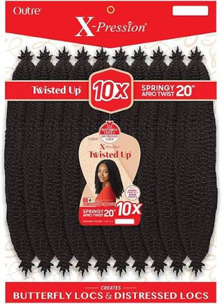 X-PRESSION - TWISTED UP - SPRINGY AFRO TWIST 20"