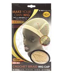 QFITT CROCHET BRAID WIG CAP XL * 5035