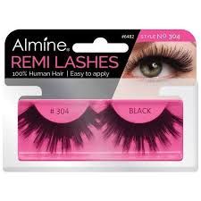 ALMINE BLACK REMI LASHES #6482