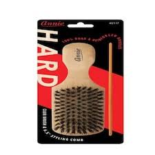 ANNIE HARD MINI CLUB BRUSH & 5" STYLING COMB *2111