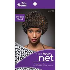 Ms. Remi Thick Hair Net Black *4470