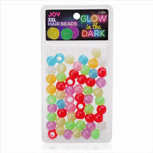 JOY XXL GLOW IN THE DARK HAIR BEADS #1981