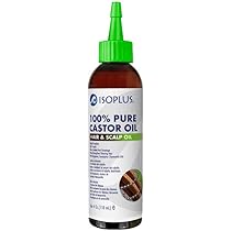 ISOPLUS 100% PURE CASTOR HAIR & SCALP OIL 4OZ - Beautylicious Canada