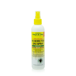 JAMACIAN MANGO & LIME MENTHOLATED NO MORE ITCH GRO SPRAY 8OZ - Beautylicious Canada