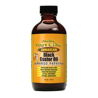 Jamaican Mango & Lime Black Castor Oil Mango Papaya 4oz - Beautylicious Canada