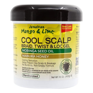 JAMAICAN MANGO & LIME Cool Scalp Braid, Twist & Lock Gel 16OZ - Beautylicious Canada