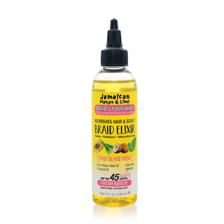 JAMAICAN MANGO & LIME NOURISHES HAIR & SCALP BRAID ELIXER 4OZ - Beautylicious Canada