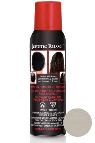 Jerome Russel Spray On Hair Color Thickener - Silver/Gray 3.5OZ - Beautylicious Canada
