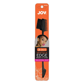 Joy 3 in 1 Spatula Edge Brush Boar Bristle Asst. *2606 - Beautylicious Canada