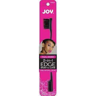 Joy Double - Sided Edge Brush and Comb Asst *2601 - Beautylicious Canada