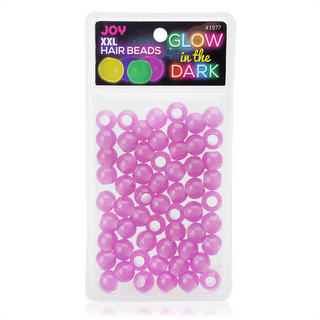 JOY GLOW IN THE DARK HAIR BEADS #1989