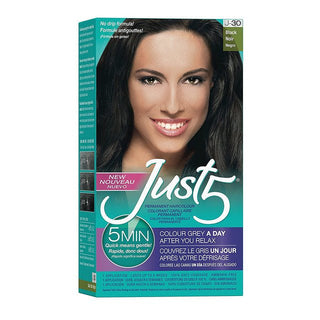 JUST 5 HAIR COLOR J30 NATURAL BLACK - Beautylicious Canada