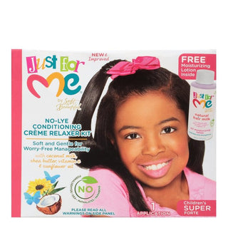 JUST FOR ME No - Lye Conditioning Creme Relaxer Kit Super - Beautylicious Canada