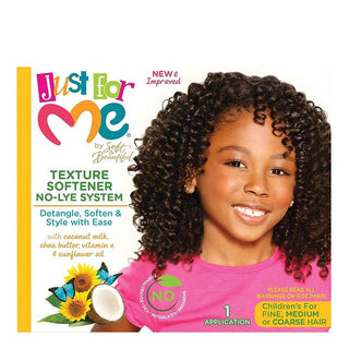 JUST FOR ME No - Lye Conditioning Texture Softener Kit - Beautylicious Canada