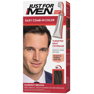 Just for Men Easy Comb - In Color *A50 Darkest Brown - Beautylicious Canada