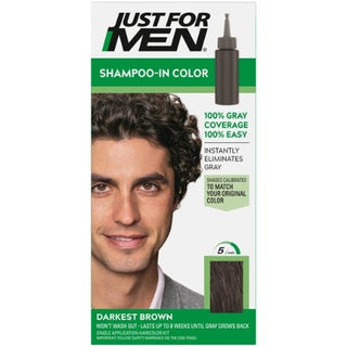 JUST FOR MEN Shampoo In Color H - 50 Darkest Brown - Beautylicious Canada