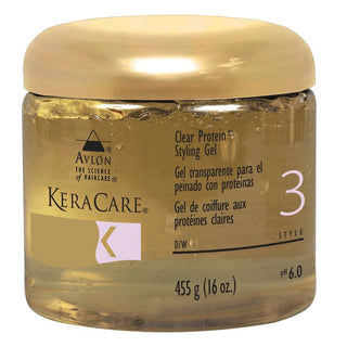 KERACARE Clear Protein Styling Gel 16OZ - Beautylicious Canada